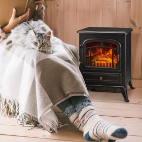 Fireplace Stove (Option: Black-450x335x565 mm)