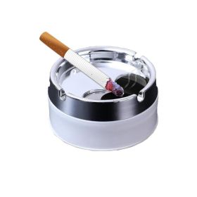 Rotating Sealed Desktop Ashtray with Lid for Household (Type: Ashtrays, Color: White)